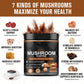 Mushroom Coffee Supplement Ganoderma Lucidum Cordyceps Sinensis Energy,Mental Clarity And Concentration Support-Brain Booster